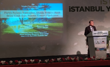 İstanbul Yeşil Alanlar Çalıştayı'na katıldık