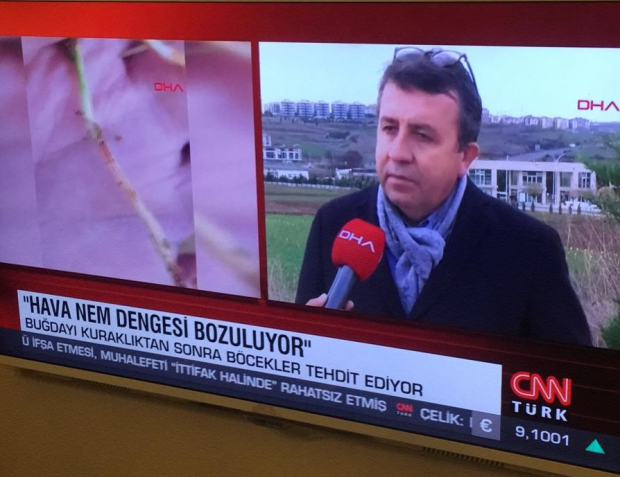 '' CNN TÜRK Televizyonuna, Trakya'daki Kuraklığın Tarımsal Üretimde Oluşturduğu Sorunlar'' hakkında verdiğimiz röportaj 03/01/2021 tarihinde yayınlandı.