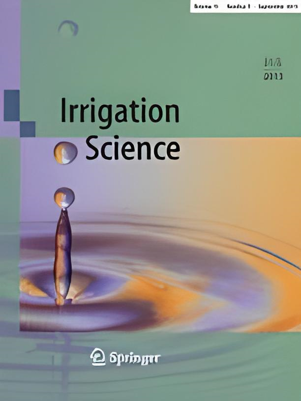 Makalemiz, sektörümüzün en prestijli dergilerinden olan  ''Irrigation Science'' dergisinde yayımlandı.